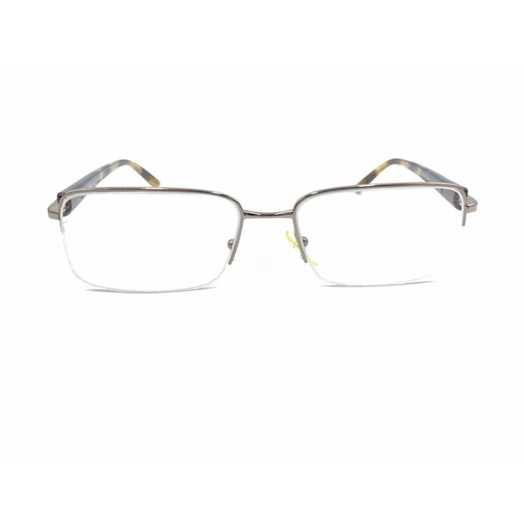 Prada VPR 51M 1BI-1O1 Bronze Brown Half Rim Eyeglasses Frames 54-17 135 Italy - Picture 6 of 12
